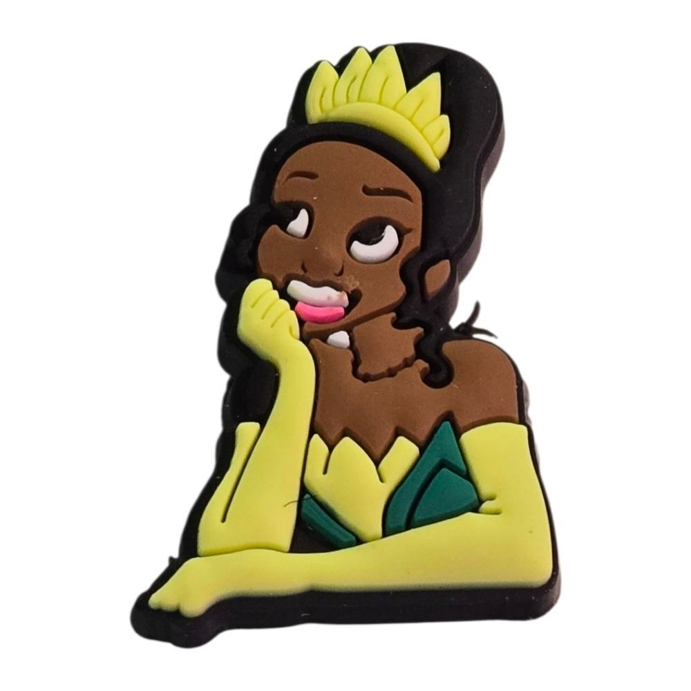 Tiana Croc Shoe Charms | Cartoon Jibbitz Style Accessories | Fits Crocs NEW